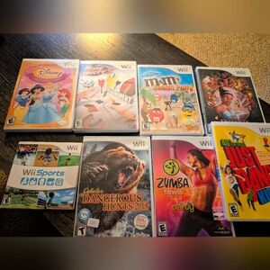 Wii Game Lot Of 8